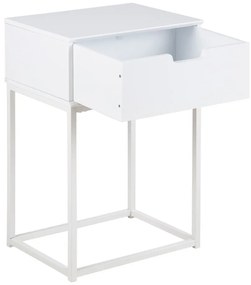 Comodino bianco Mitra - Actona