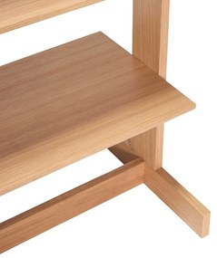 Scaffale in rovere decorato in colore naturale 59x142 cm Forma - Hübsch