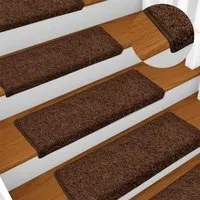 Tappetini per Scale in Moquette 15 pz 65x25 cm Marroni cod mxl 56059