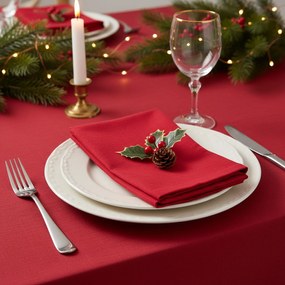 Set 2 tovaglioli 42x42 cm rossi