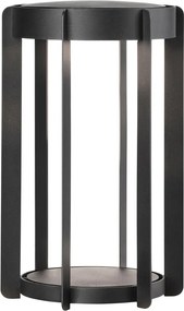 Lanterna LED nera da esterno su USB (altezza 30 cm) Firefly - Zone