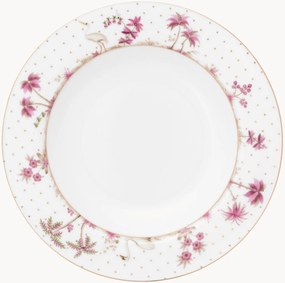 Set di 6 piatti fondi in porcellana Jolie Dots