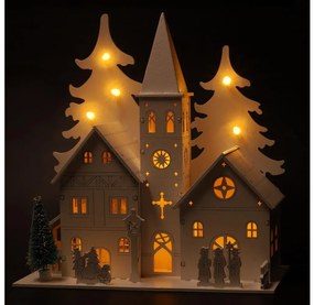 Brilagi - Chiesetta natalizia LED/2xAA