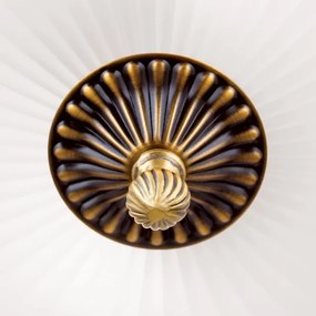 Orion DL 7-522/31 - Plafoniera ROCCA 2xE27/60W/230V diametro 31 cm bronzo/bianco