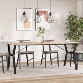 Telaio gambe a y per tavolo da pranzo 180x80x73 cm in ghisa