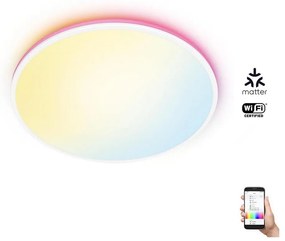 WiZ - LED RGBW Plafoniera dimmerabile RUNE LED/21W/230V Wi-Fi bianco