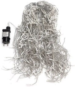 Aigostar - Catena luminosa natalizia LED per esterni 400xLED/6W/230V/8 funzioni 20x0,4m IP44 bianco caldo