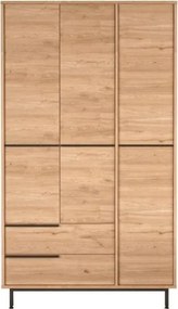 Armadio Guardaroba Con Barra Appendiabiti 3 Ante 2 Cassetti Legno Ocean