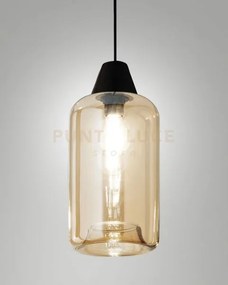 Edison 3491-50-125 vetro ambra completo di cavo x kit luci d.18x31cm