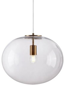 Lampadario a sospensione con filo CAMPANIA 1xE27/60W/230V oro