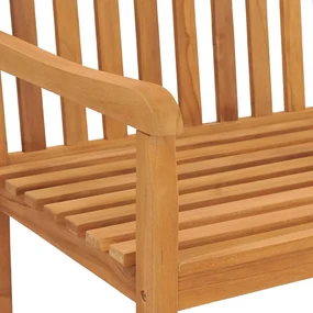 Set da pranzo per giardino 4 pz in legno massello di teak