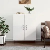 Credenza 69,5x34x90 cm in Legno Multistrato Bianco Lucidocod mxl 79947