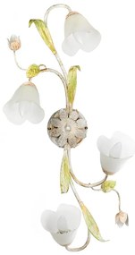 Plafoniera classico Plafoniera WILMA 4 - E14 4 x E14 bianco 73 cm x 35 cm