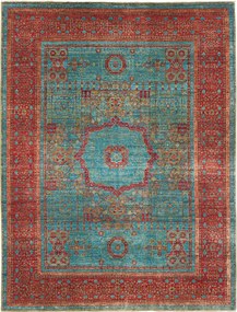 Mamluk Tappeto 230x180 Rosso (Pakistan) Annodato A Mano
