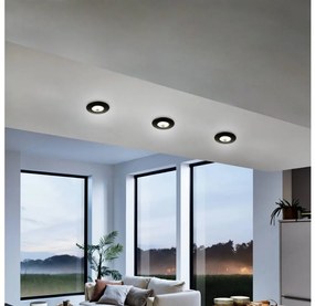 Eglo 75765 - SET 3x Lampada LED da incasso ZUJAR LED/3,4W/230V nero