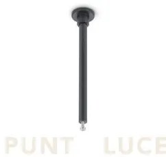 Duoline kit 2 distanziatori a soffitto lunghe nero h. 12,5cm per si...