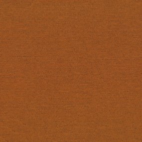 Noel letto minimal scandinavo con piedi in mogano e tessuto fiammato impermeabile T19 arancio