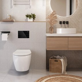 Telaio WC da incasso K011A-Q Rea T Black Glass