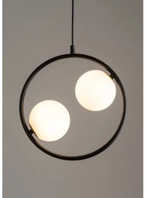 Lampadario a sospensione con filo AQUA 2xG9/12W/230V nero