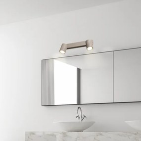 Brilagi - Faretto CRISPINA 2xGU10/10W/230V beige