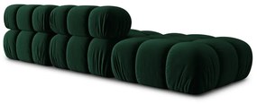 Divano in velluto verde 282 cm Bellis - Micadoni Home