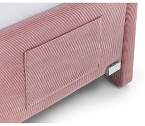 Letto da bambini rosa con sponde e spazio contenitivo 90x200 cm Cool – Meise Möbel