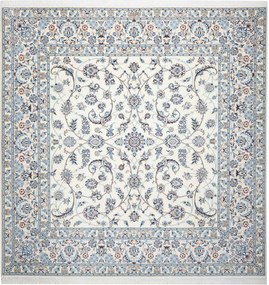 Nain Tappeto persiano 210 x 210 Beige (Iran) Annodato A Mano