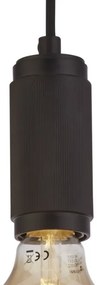 Searchlight 77651BK - Lampada a sospensione con cavo SUSPENSION 1xE27/60W/230V nero
