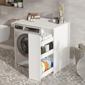 Mobile Coprilavatrice Con Cassetto 94x60x88H Bianco Siena