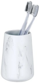 Tazza in ceramica bianca per spazzolini da denti Adrada - Wenko