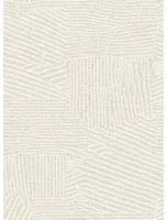 Essentials Carta da parati Furrow - Beige/ Weiß