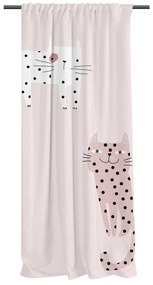 Tenda per bambini rosa 250x110 cm Meow Meow - Butter Kings