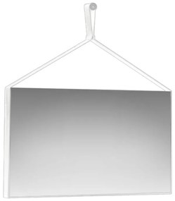 Specchio Kiwi rettangolare bianco