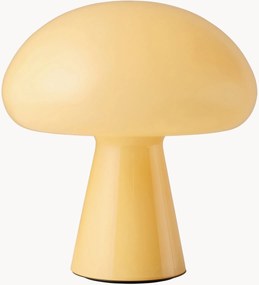 Lampada da tavolo portatile a LED in vetro soffiato con luce regolabile Obello
