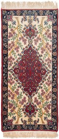 Isfahan Tappeto persiano 130x60 (Iran) Annodato A Mano