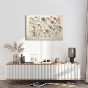 Quadro su tela – Fiori di campo secchi