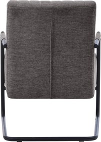 Poltrona in grigio scuro Trout – Unique Furniture