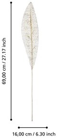 Eglo 428348 - Fiore artificiale MIADOL 69 cm argento