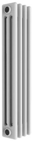Radiatore acqua calda EQUATION Comby in acciaio 3 colonne, 4 elementi, interasse 800 mm, bianco