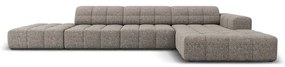 Divano angolare in grigio scuro (con penisola a destra) Chicago – Cosmopolitan Design