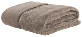 Coperta grigio tortora in micropile 150x200 cm Tomo – Tiseco Home Studio
