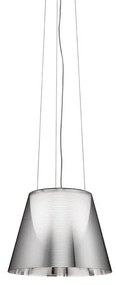 Flos KTribe Suspension 2 Lampada A Sospensione 39 cm a luce diffusa con diffusore esterno Argento Alluminato