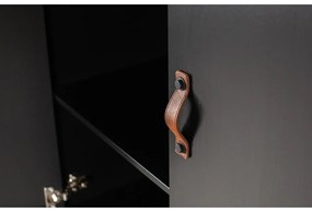 Armadio in pino nero 94x180 cm Dian - WOOOD