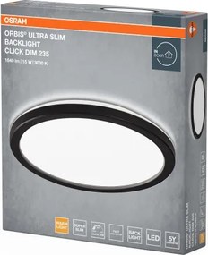 Osram - Plafoniera LED dimmerabile ORBIS ULTRA SLIM LED/15W/230V pr. 23,5 cm nera