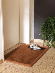 benuta Pure Tappetino Greta Marroncino 40x60 cm - Tappeto design moderno soggiorno