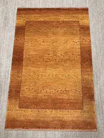 Loribaft Tappeto 140x90 Giallo (Iran) Annodato A Mano