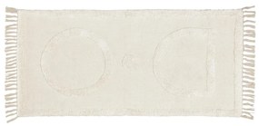 Kave Home - Tappeto Bernabela 100% cotone beige 70 x 140 cm