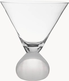 Set di 2 bicchieri da Martini in cristallo fatti a mano Zephyr