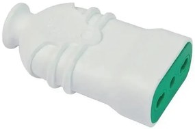 Presa mobile antischiacc.16a bianco