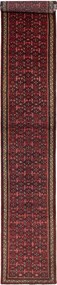 Hamedan Tappeto 80 x 480 Rosso (Iran) Annodato A Mano